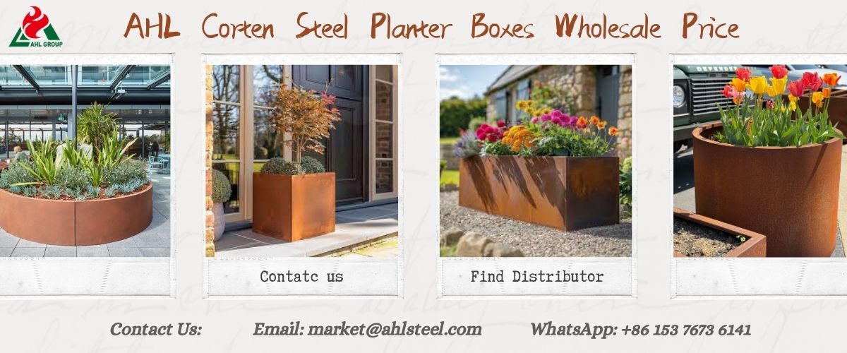 metal planter boxes