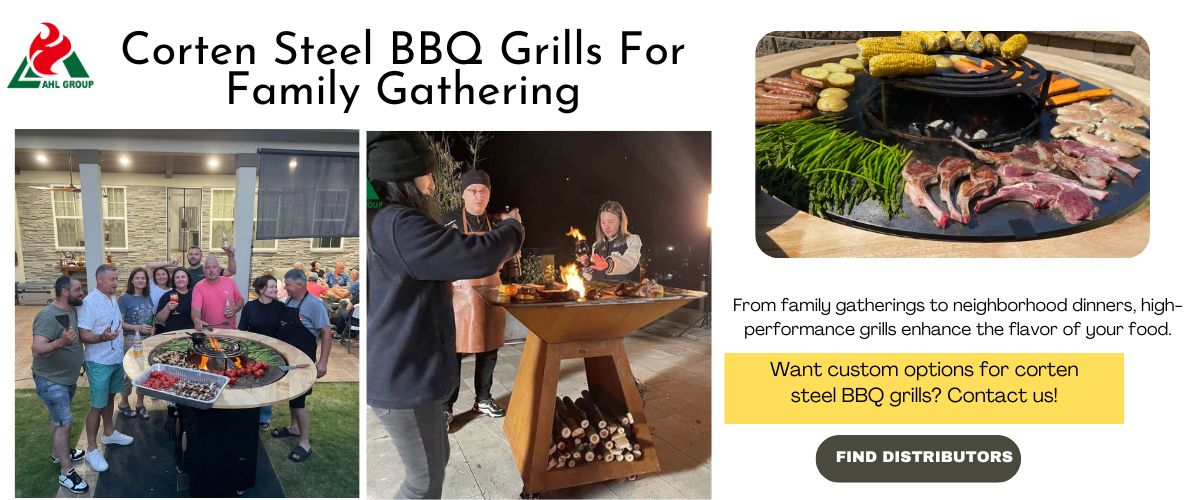 corten bbq grill
