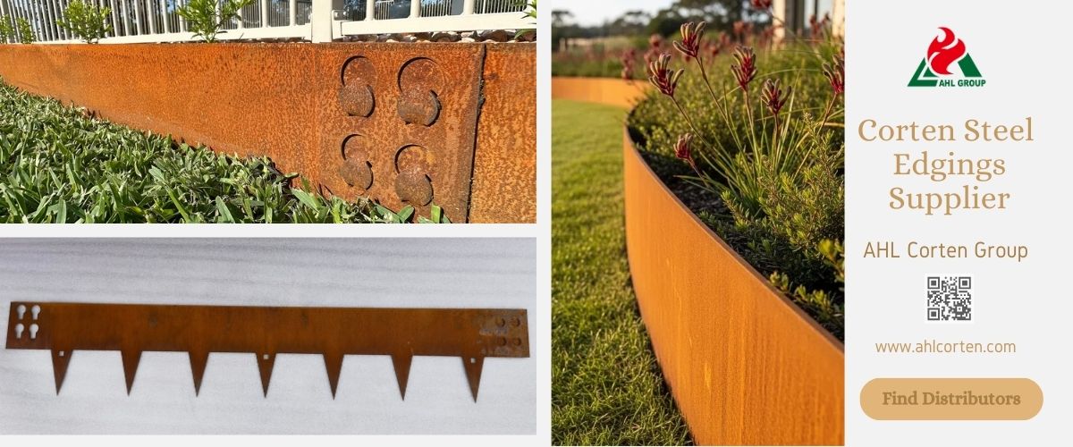outdoor steel edging