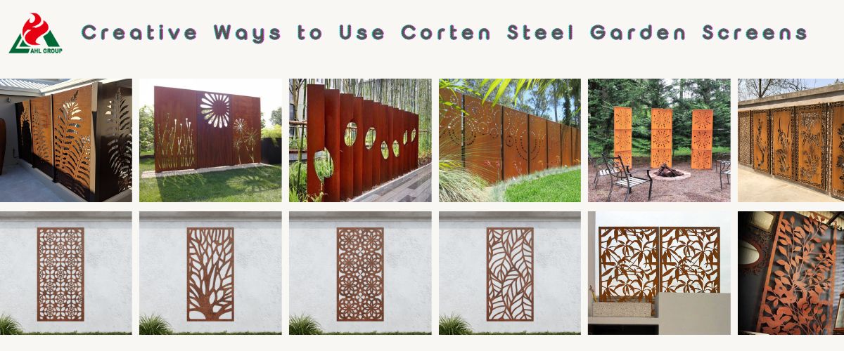 corten  steel screen styles