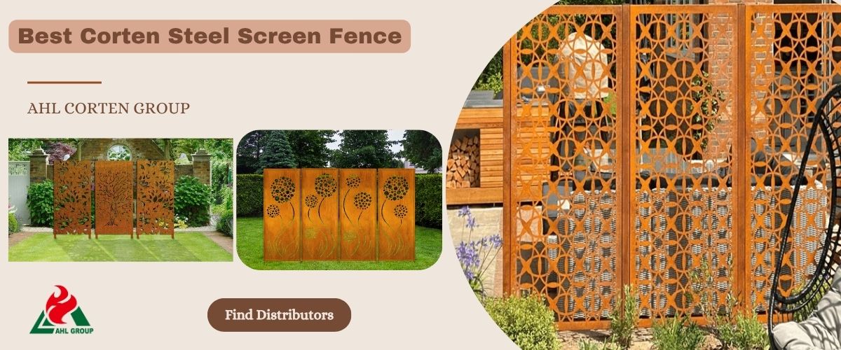 corten steel screens