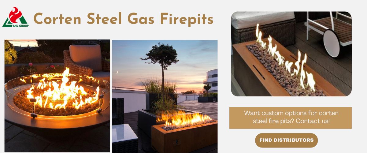 corten steel fire pit