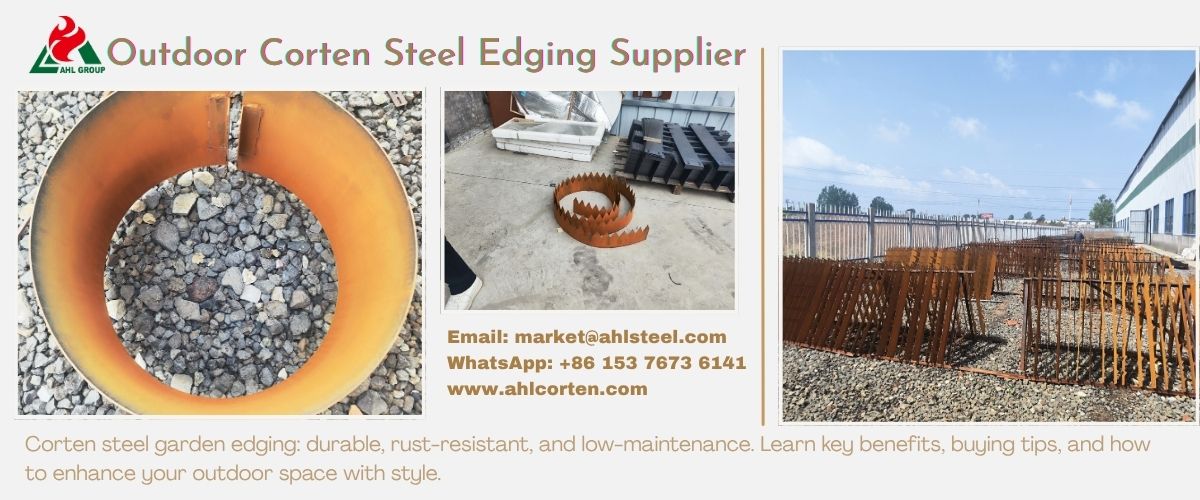 Metal lawn edging