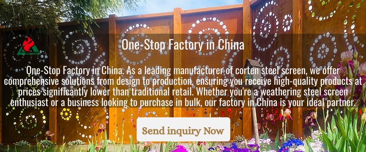 corten steel screen for sale