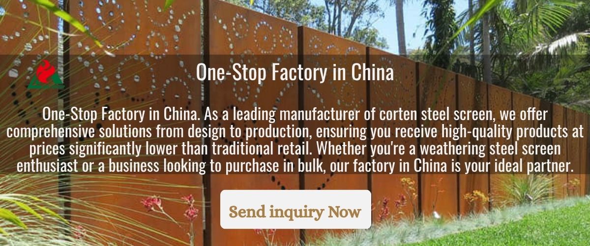 corten steel screens