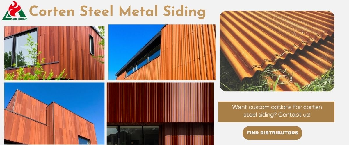 rusted steel siding for sale