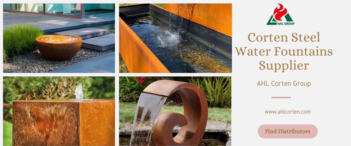 Corten Water Fountain