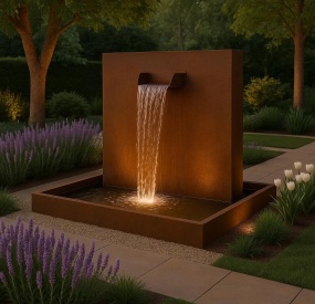 Corten Outdoor Water Fountain