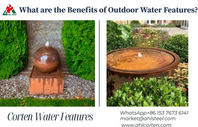 metal waterfall fountain