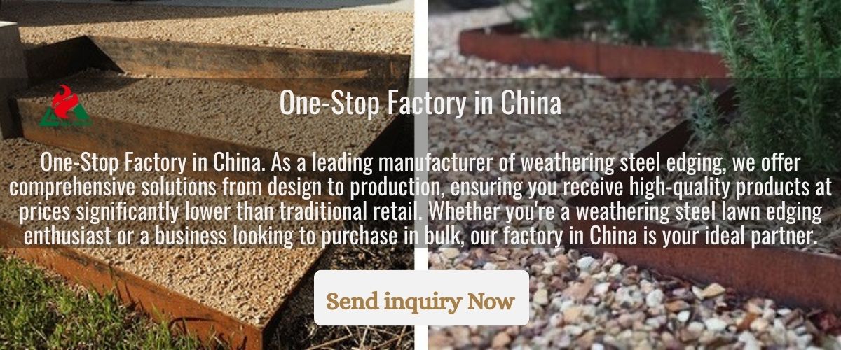 corten steel lawn edging for sale