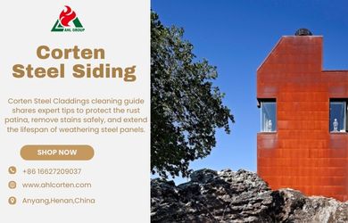 corten steel cladding