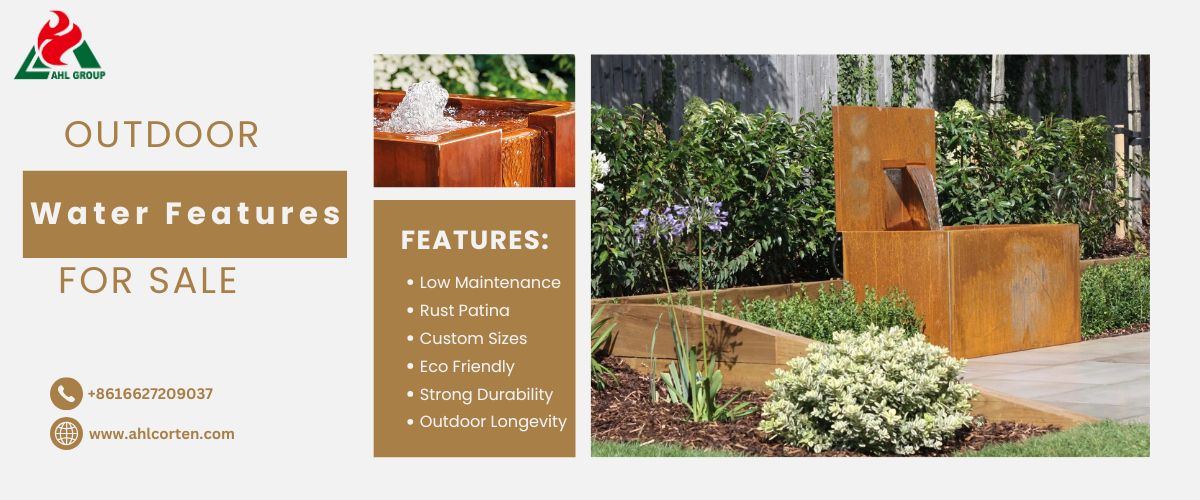 metal water feature