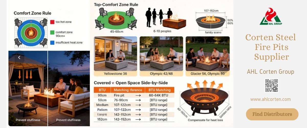 corten steel fire pit