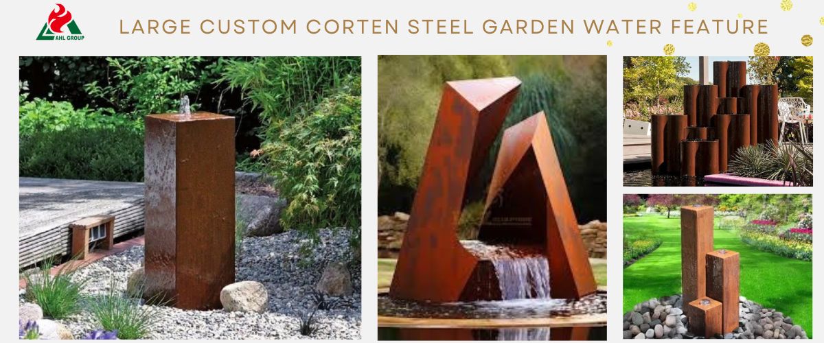 metal water features for sale