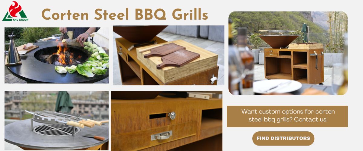 outdoor metal bbq grill