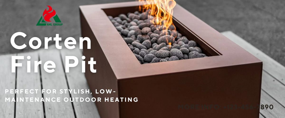 Corten Steel Outdoor Fire Pits