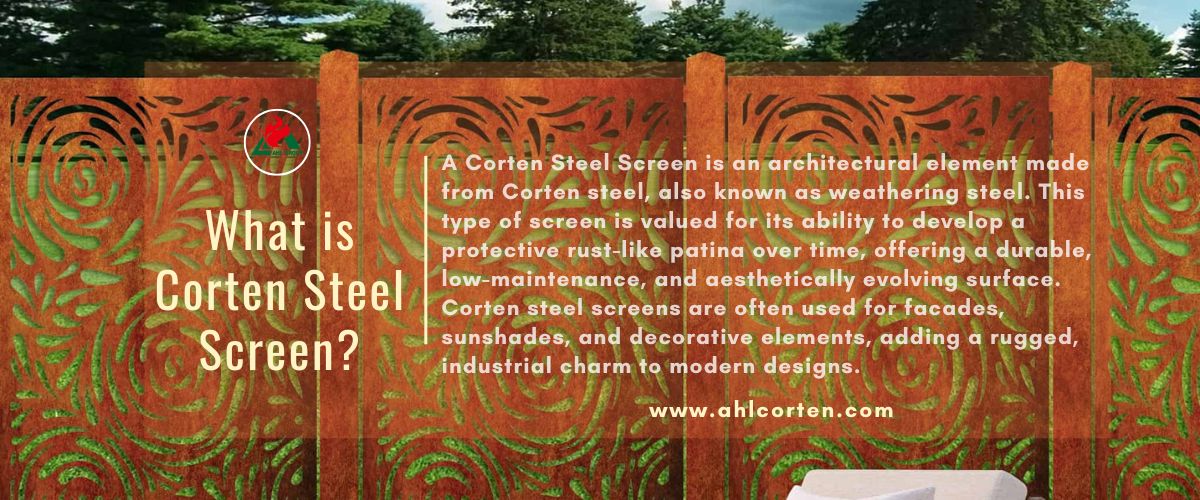 what is corten steel screen?