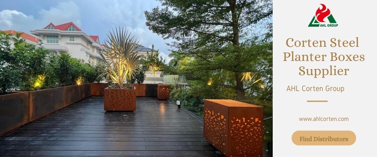 metal planter