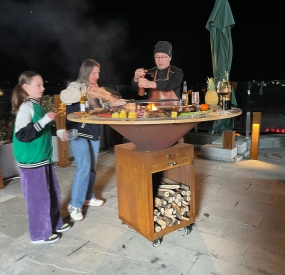 corten barbecue grill