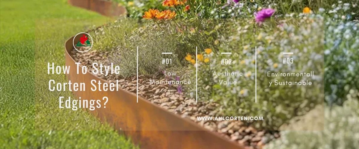 corten steel lawn edging supplier