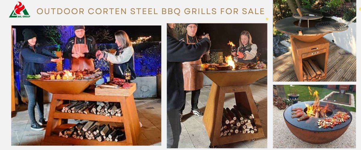 corten bbq grill
