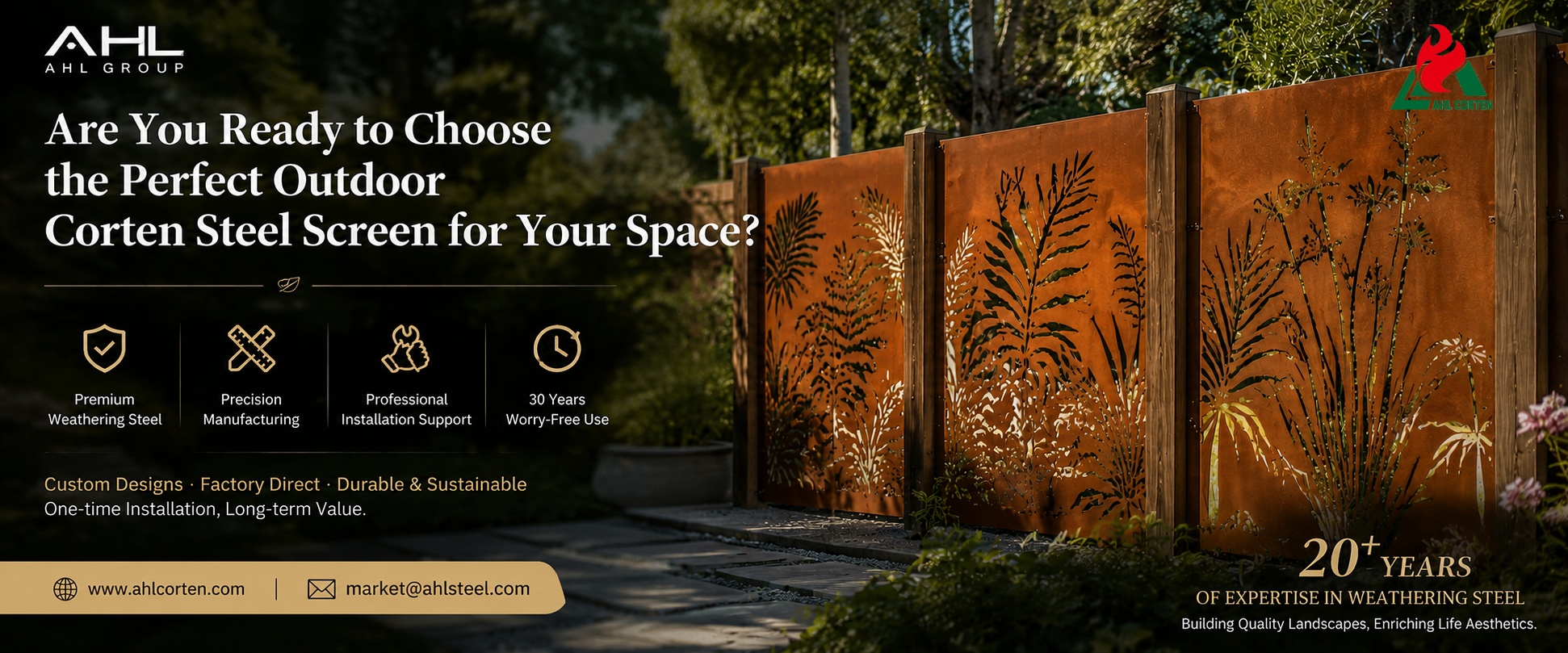 corten steel privacy for sale