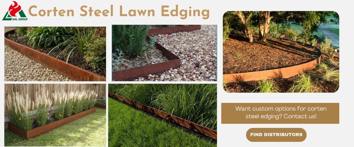 corten steel lawn edging supplier