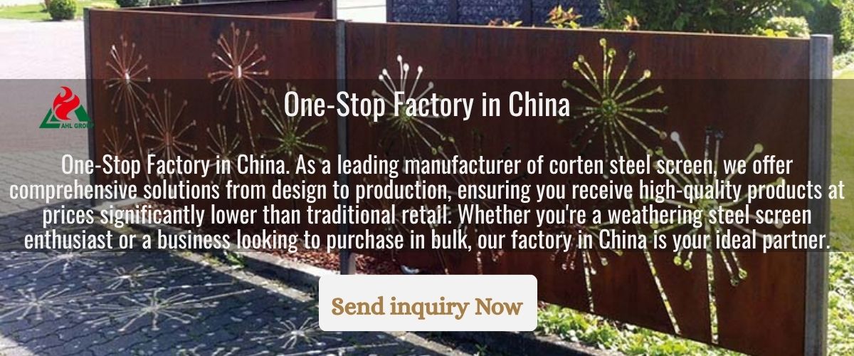 corten steel screen for sale