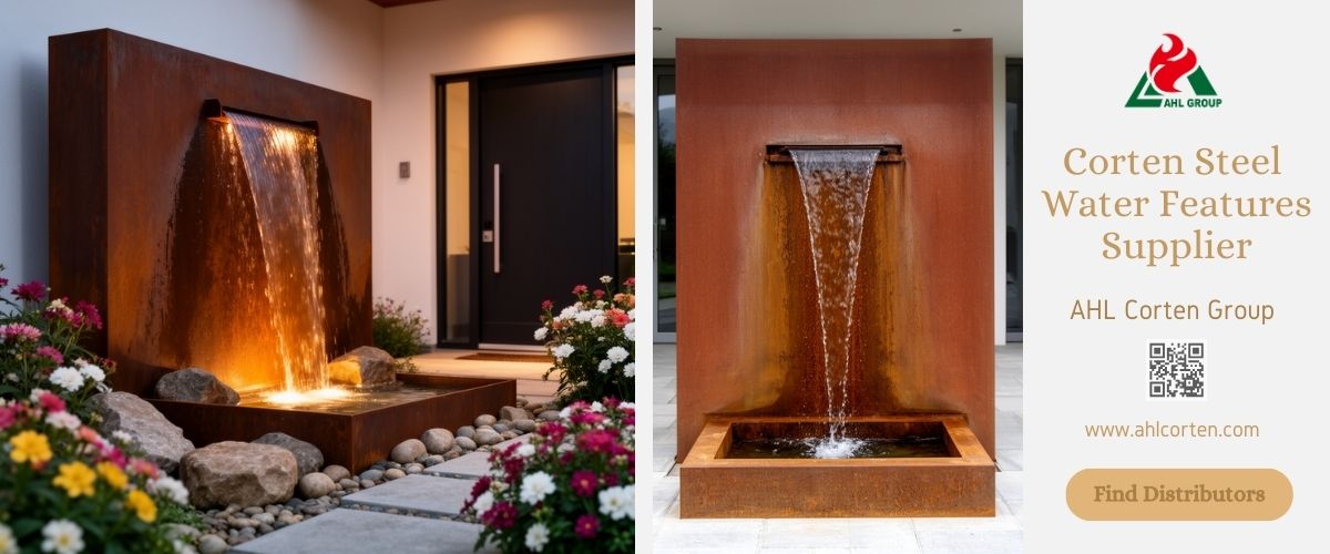 metal water fountain