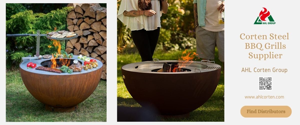 corten bbq grill