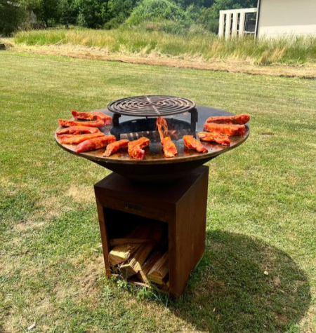 Corten Steel BBQ Grill