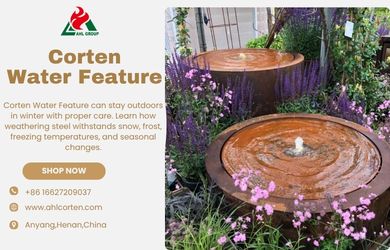 Corten Steel Water Features