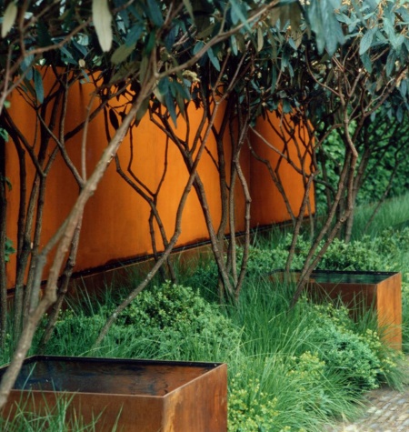 corten steel pond australia