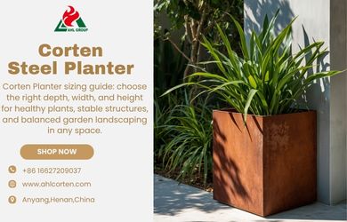 Corten planter