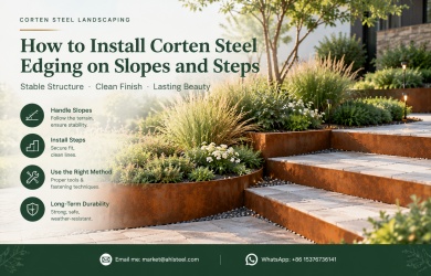 outdoor metal edging