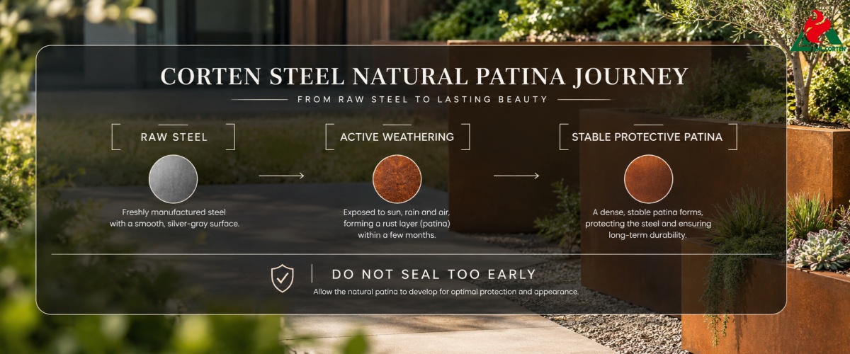 corten planters manufacturer