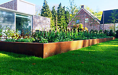 corten steel edging