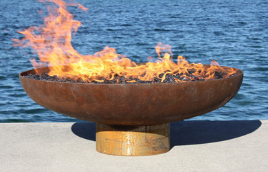 corten steel fire bowl