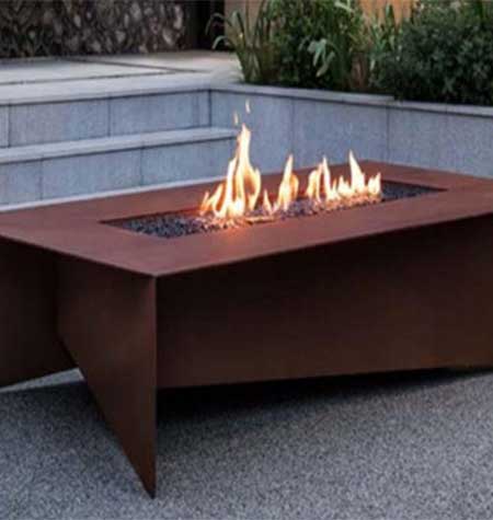 AHL CORTEN Wood Burning Fire Pit