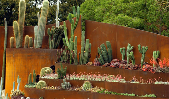 corten garden edging