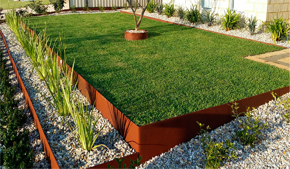 corten steel edging manufacture