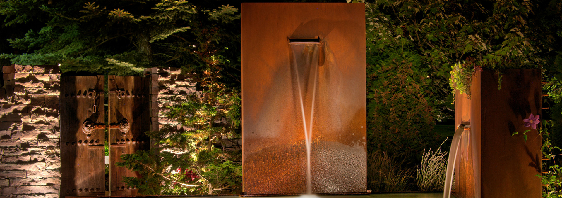 Corten Steel Garden Water Feature