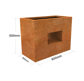 Corten Steel Outdoor Planter Pot