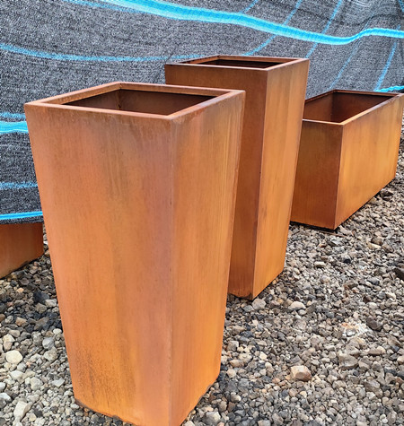 Corten Steel Outdoor Planter Pot