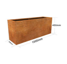 Corten Steel Outdoor Planter Pot