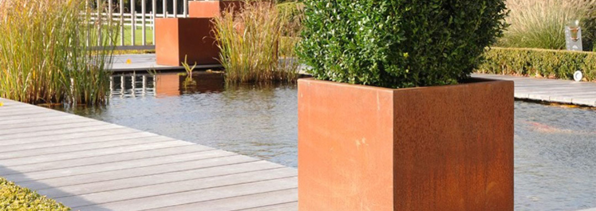 Corten Steel Planter Pot