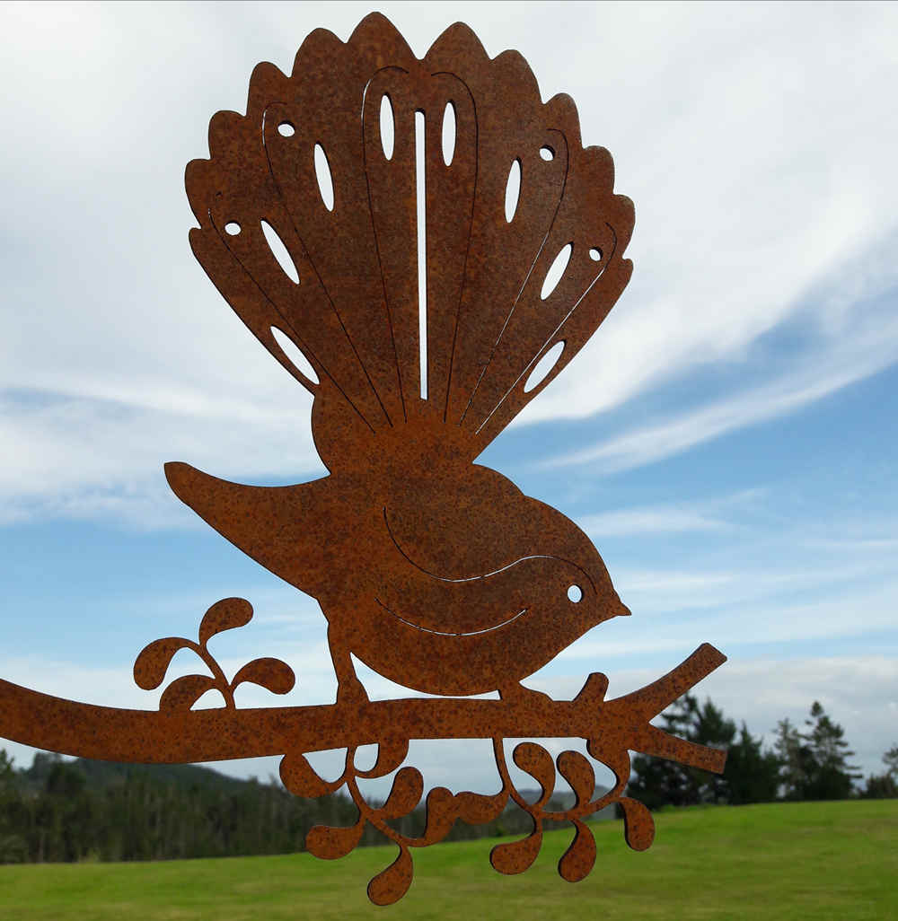 Laser cut rusty corten steel garden ornaments for Outdoor Furniture