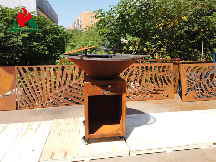 China Corten steel  barbecue grill