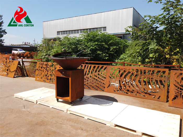 China Corten steel  barbecue grill