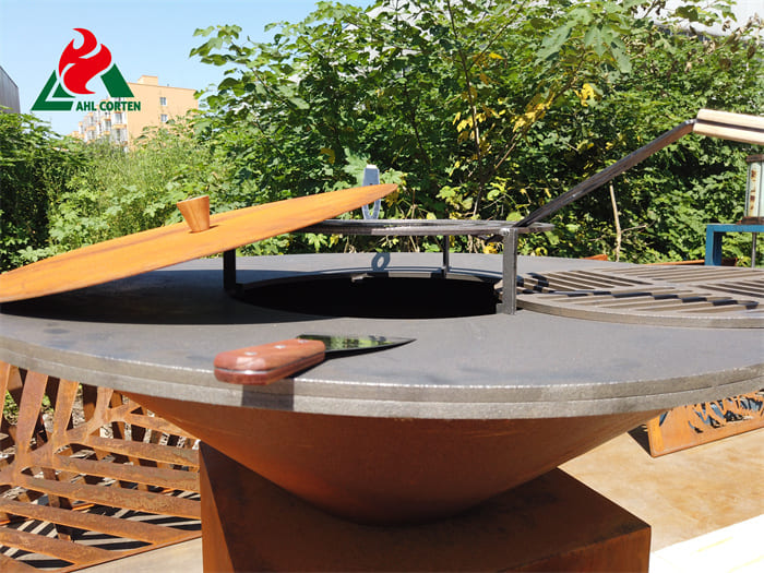 China Corten steel  barbecue grill